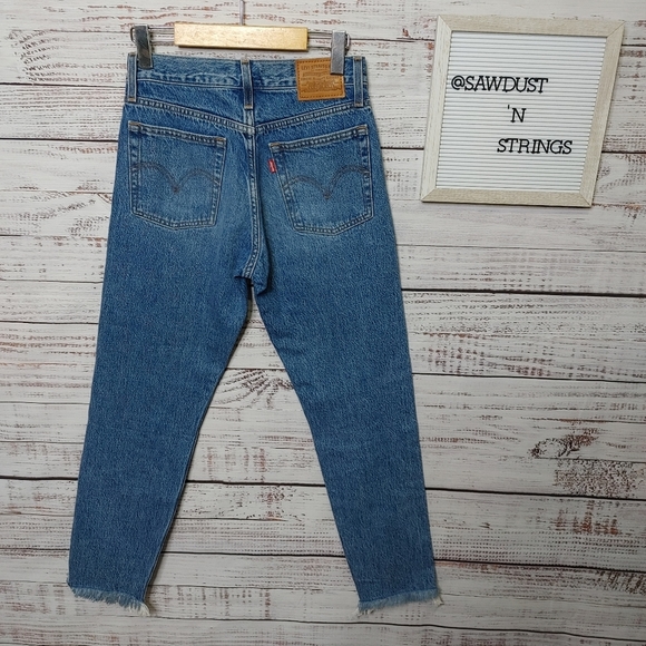 Levi's High Rise Blue Jeans for Women - Picture 6 of 14